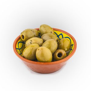 Knoflook Basilicum olijven